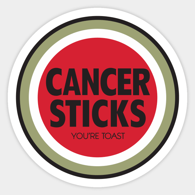 Cancer Sticks Sticker by Indie Pop